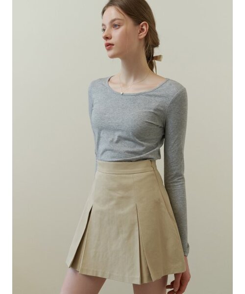 RE_L(リエル)の「Base cotton t-shirt (gray)(Tシャツ/カットソー・レディース・その他・FREE)」の5枚目の写真