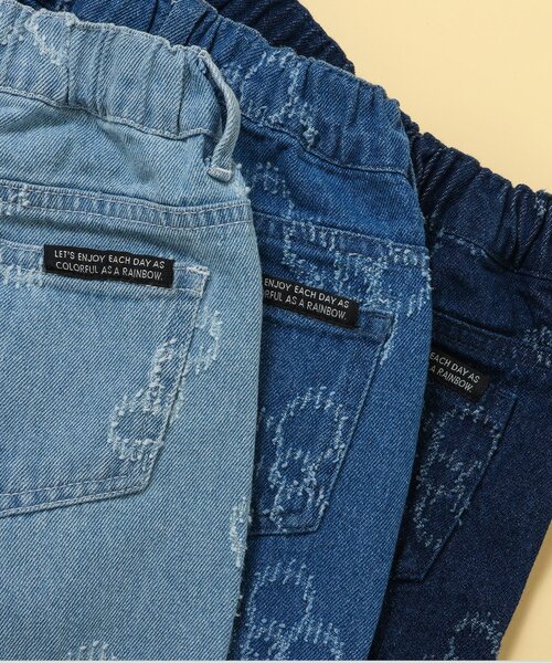 BREEZE(ブリーズ)の「フラワーデニムパンツ(デニムパンツ・キッズ・サックスブルー/ブルー/ネイビー・90/140/130/120/110/100/80)」の16枚目の写真