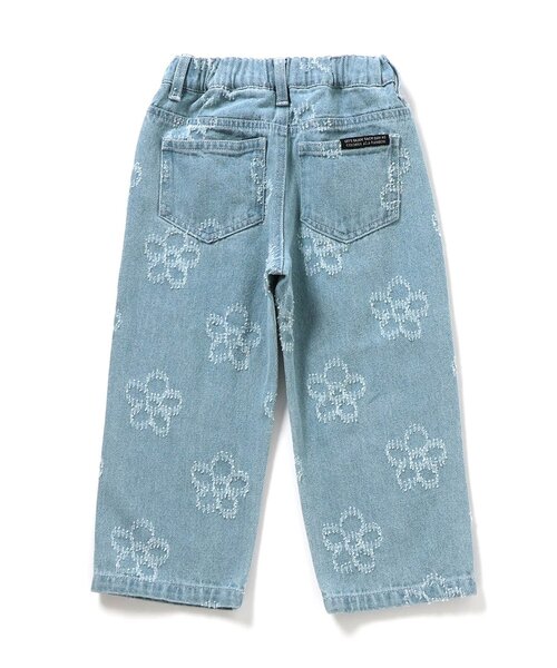 BREEZE(ブリーズ)の「フラワーデニムパンツ(デニムパンツ・キッズ・サックスブルー/ブルー/ネイビー・90/140/130/120/110/100/80)」の6枚目の写真