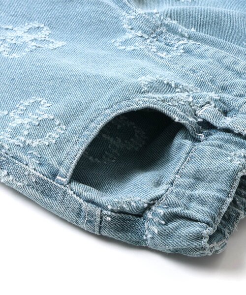 BREEZE(ブリーズ)の「フラワーデニムパンツ(デニムパンツ・キッズ・サックスブルー/ブルー/ネイビー・90/140/130/120/110/100/80)」の8枚目の写真