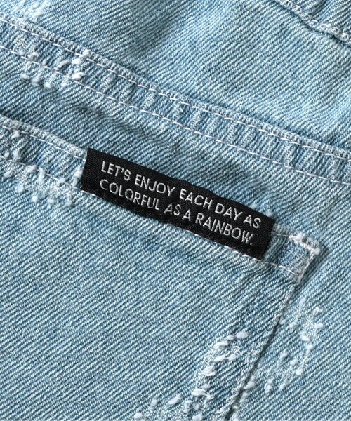 BREEZE(ブリーズ)の「フラワーデニムパンツ(デニムパンツ・キッズ・サックスブルー/ブルー/ネイビー・90/140/130/120/110/100/80)」の9枚目の写真