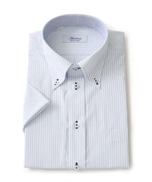 形態安定 アイスキープ T/Cドレスシャツ / 半袖ビジネスシャツ