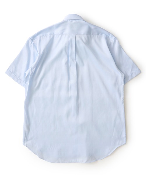 TETE HOMME(テットオム)の「形態安定 アイスキープ T/Cドレスシャツ / 半袖ビジネスシャツ(ビジネスシャツ・メンズ・サックスブルー系1/グレー系1/ホワイト系1/ホワイト系3/グレー系2/ホワイト系2/サックスブルー系3/サックスブルー系2・MEDIUM/X-LARGE/LARGE)」の18枚目の写真