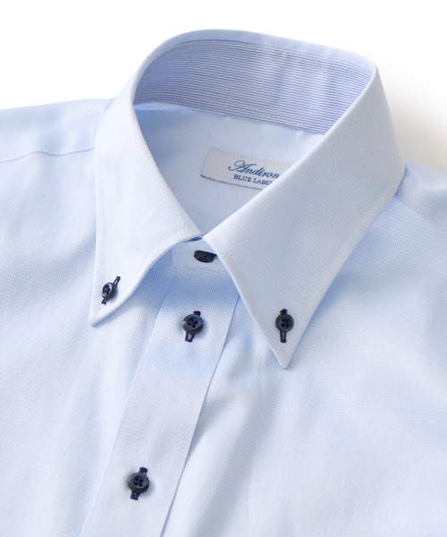 TETE HOMME(テットオム)の「形態安定 アイスキープ T/Cドレスシャツ / 半袖ビジネスシャツ(ビジネスシャツ・メンズ・サックスブルー系1/グレー系1/ホワイト系1/ホワイト系3/グレー系2/ホワイト系2/サックスブルー系3/サックスブルー系2・MEDIUM/X-LARGE/LARGE)」の20枚目の写真