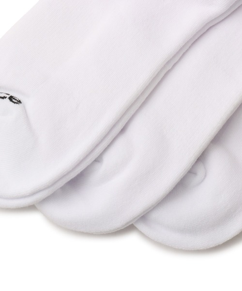 NEW BALANCE（ニューバランス）の「New Balance NB Script Logo Quarter Crew 3 Pack / ニューバランス スクリプトロゴクォータークルー3 パック（ソックス/靴下・レディース・ホワイト・L/M/S）」の5枚目の写真