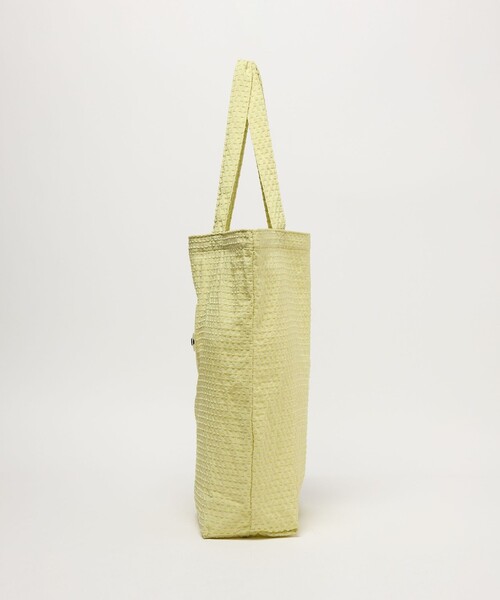 CITEN（シテン）の「＜CITEN＞くるくるパッチンサシコトート（エコバッグ/サブバッグ・レディース・ブラック/イエロー/ケリーグリーン・FREE）」の4枚目の写真