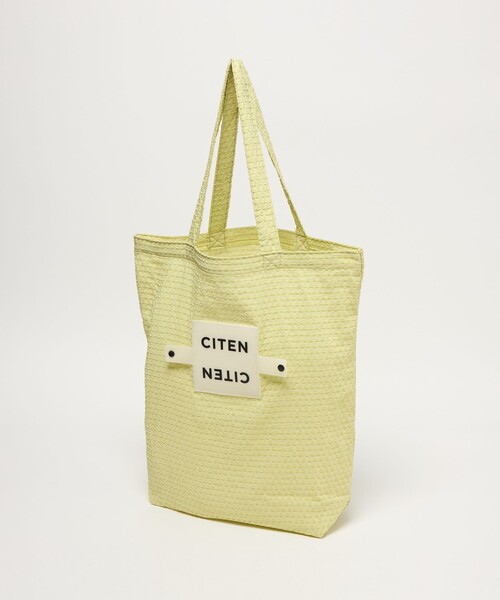 CITEN（シテン）の「＜CITEN＞くるくるパッチンサシコトート（エコバッグ/サブバッグ・レディース・ブラック/イエロー/ケリーグリーン・FREE）」の6枚目の写真
