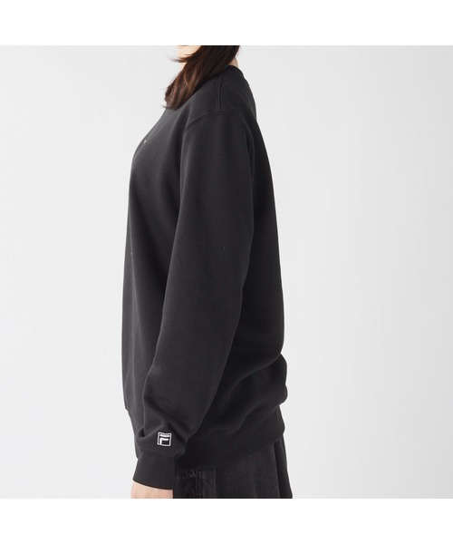 FILA（フィラ）の「FILA フィラ ワンポイント 裏起毛 スウェット トレーナー（スウェット・レディース・ブラック/杢グレー/ネイビー・M/L/LL）」の20枚目の写真