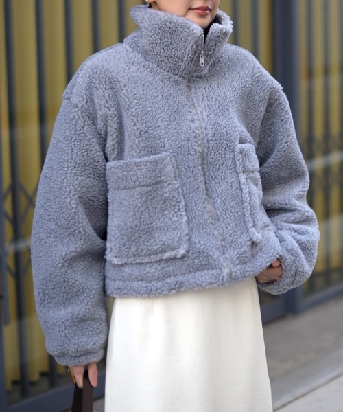 Marient（マリエント）の「ボアジップアウター（その他アウター・レディース・ブラウン/グレー・FREE）」の17枚目の写真