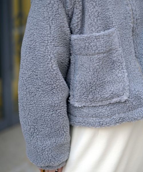 Marient（マリエント）の「ボアジップアウター（その他アウター・レディース・ブラウン/グレー・FREE）」の19枚目の写真