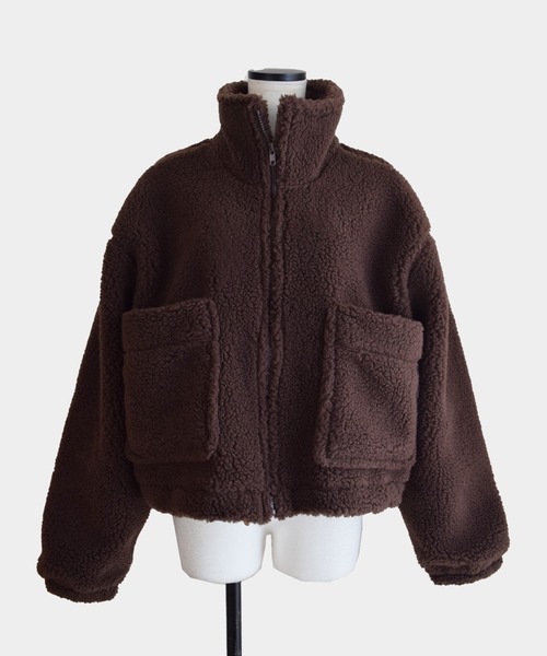 Marient（マリエント）の「ボアジップアウター（その他アウター・レディース・ブラウン/グレー・FREE）」の11枚目の写真