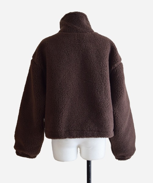 Marient（マリエント）の「ボアジップアウター（その他アウター・レディース・ブラウン/グレー・FREE）」の13枚目の写真