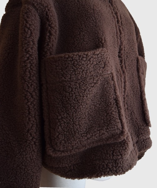 Marient（マリエント）の「ボアジップアウター（その他アウター・レディース・ブラウン/グレー・FREE）」の16枚目の写真