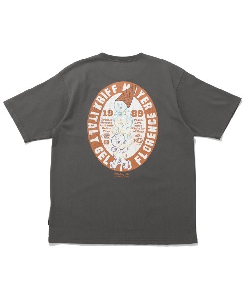 KRIFF MAYER(クリフメイヤー)の「【汗染み防止・軽撥水】ウェットプロテクトT(コーンボーイ)(Tシャツ/カットソー・メンズ・マスタード/チャコール/ブルー/オフホワイト・MEDIUM/X-LARGE/LARGE)」の5枚目の写真