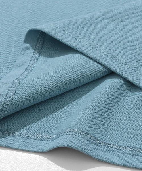 KRIFF MAYER(クリフメイヤー)の「【汗染み防止・軽撥水】ウェットプロテクトT(コーンボーイ)(Tシャツ/カットソー・メンズ・マスタード/チャコール/ブルー/オフホワイト・MEDIUM/X-LARGE/LARGE)」の15枚目の写真