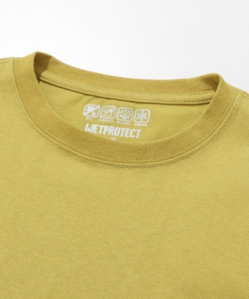 KRIFF MAYER(クリフメイヤー)の「【汗染み防止・軽撥水】ウェットプロテクトT(コーンボーイ)(Tシャツ/カットソー・メンズ・マスタード/チャコール/ブルー/オフホワイト・MEDIUM/X-LARGE/LARGE)」の16枚目の写真