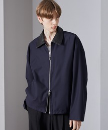 Loose/ルース | 合皮切替 ショートダブルジップブルゾン(ブルゾン)