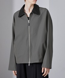 Loose/ルース（ルース）の「合皮切替 ショートダブルジップブルゾン（ブルゾン）」