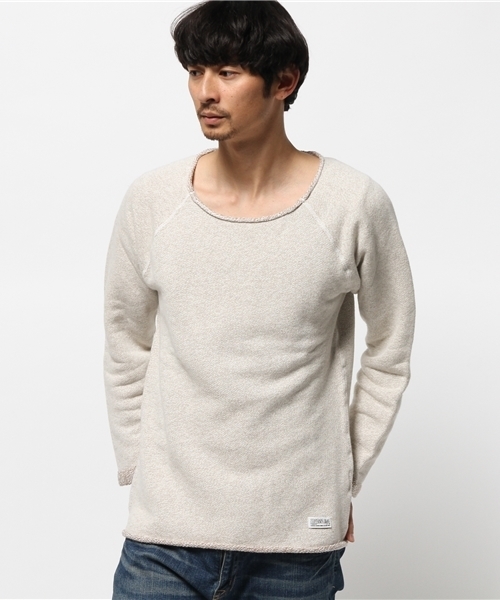 OUTLET(アウトレット)の「【Ciaopanic】オニ裏毛リバーシブル9部袖(Tシャツ/カットソー・メンズ・ネイビー/グレー/クリーム・MEDIUM/LARGE)」の1枚目の写真