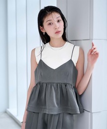 UR'S | フレアサテンキャミソール(キャミソール)