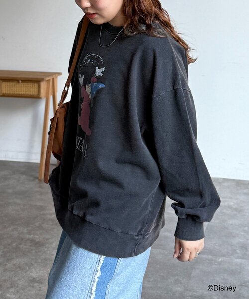 CPCM（シーピーシーエム）の「DisneyFantasia/裏毛スウェット（ニット/セーター・レディース・ピンク/ネイビー/ブラック/サックスブルー・FREE）」の12枚目の写真
