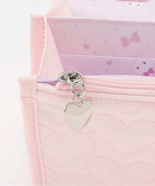 メゾピアノママ】ウサギアップリケ母子手帳マルチケース（母子手帳