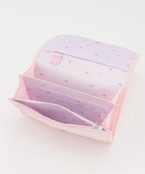 メゾピアノママ】ウサギアップリケ母子手帳マルチケース（母子手帳