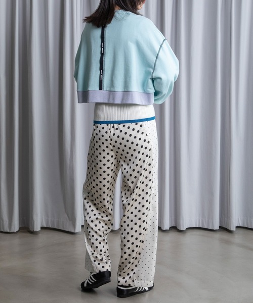 MARECHAL TERRE（マルシャルテル）の「ショート丈スウェット（スウェット・レディース・オレンジ/アイボリー/グレー/ライトブルー/ブラック・MEDIUM）」の16枚目の写真