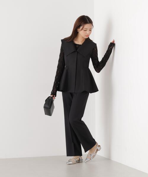 a/mie（アミー）の「＜ａ＞ビックカラージレ / 1216159200（ベスト・レディース・ブラック/グレー・MEDIUM/SMALL）」の6枚目の写真