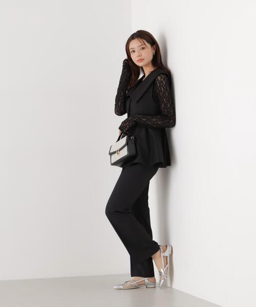 a/mie（アミー）の「＜ａ＞ビックカラージレ / 1216159200（ベスト・レディース・ブラック/グレー・MEDIUM/SMALL）」の7枚目の写真