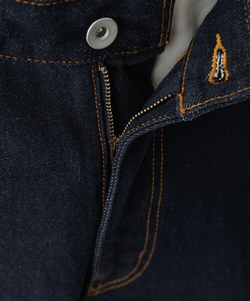 ADAM ET ROPE'(アダムエロペ)の「ストレート スラックスデニム / ADAM ET ROPE' JEANS -IMAG-(デニムパンツ・メンズ・ブラック系その他/ネイビー・S/M/L/XL)」の11枚目の写真