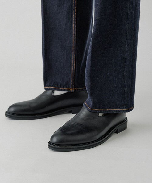 ADAM ET ROPE'(アダムエロペ)の「ストレート スラックスデニム / ADAM ET ROPE' JEANS -IMAG-(デニムパンツ・メンズ・ブラック系その他/ネイビー・S/M/L/XL)」の13枚目の写真