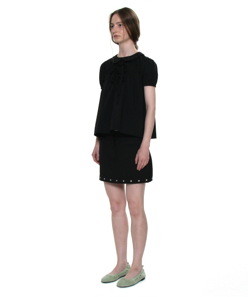PARTIMENTO WOMEN(パルティメントウィメン)の「オープンバックリボンストラップブラウス_ブラック(シャツ/ブラウス・レディース・その他・ONE SIZE)」の3枚目の写真