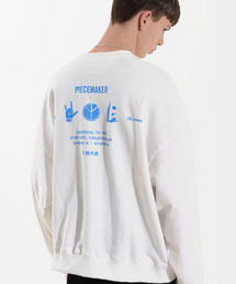 PIECEMAKER（ピースメーカー）の「PM ICON SWEAT SHIRTS (IVORY)（スウェット）」