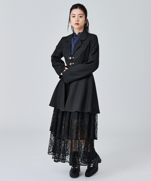 ファイヤーマンジャケットワンピース（ワンピース）｜Ellno de Mavie