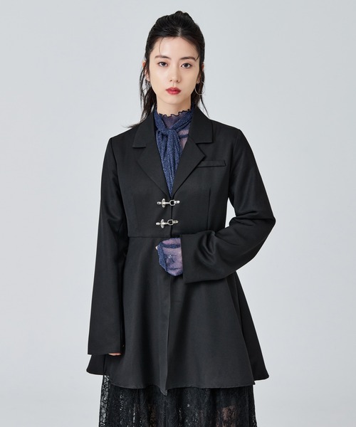 ファイヤーマンジャケットワンピース（ワンピース）｜Ellno de Mavie