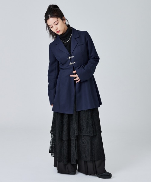 ファイヤーマンジャケットワンピース（ワンピース）｜Ellno de Mavie