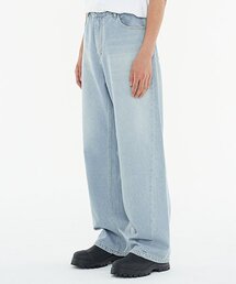 ERRORS EXCEPTED（エラーズエクスペクティド）の「DP642 メガワイドデニムパンツ (ライトブルー)（デニムパンツ）」