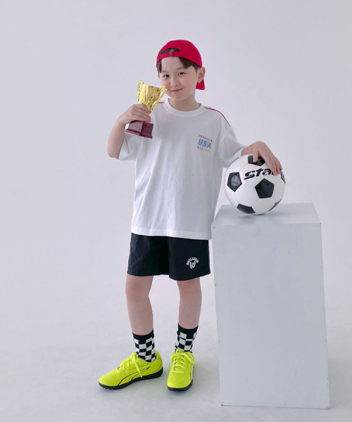 BERRYCLOSET(ベリークローゼット)の「USA リスペック バンパルティ(Tシャツ/カットソー・レディース・ホワイト・7号/15号/11号/9号/13号/17号/19号)」の4枚目の写真