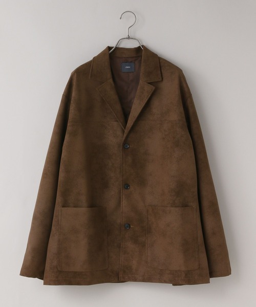 LOWRYS FARM（ローリーズファーム）の「【LFM(U)】ボンデッドレザージャケット　 645011（テーラードジャケット・メンズ・ブラック/ブラウン・MEDIUM/LARGE）」の2枚目の写真