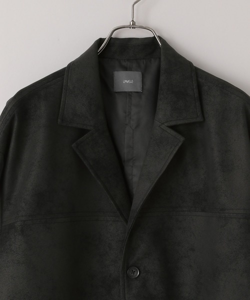 LOWRYS FARM（ローリーズファーム）の「【LFM(U)】ボンデッドレザージャケット　 645011（テーラードジャケット・メンズ・ブラック/ブラウン・MEDIUM/LARGE）」の4枚目の写真