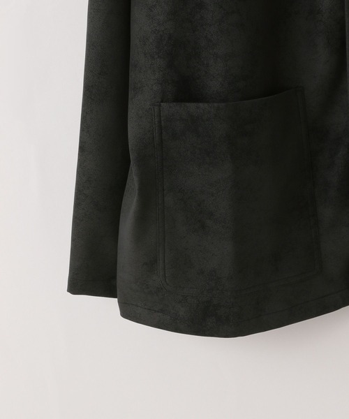 LOWRYS FARM（ローリーズファーム）の「【LFM(U)】ボンデッドレザージャケット　 645011（テーラードジャケット・メンズ・ブラック/ブラウン・MEDIUM/LARGE）」の6枚目の写真