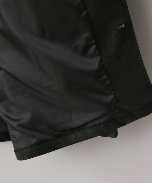 LOWRYS FARM（ローリーズファーム）の「【LFM(U)】ボンデッドレザージャケット　 645011（テーラードジャケット・メンズ・ブラック/ブラウン・MEDIUM/LARGE）」の8枚目の写真