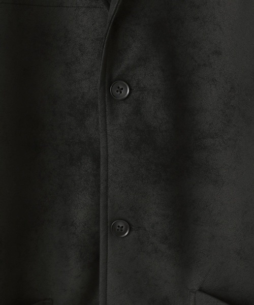 LOWRYS FARM（ローリーズファーム）の「【LFM(U)】ボンデッドレザージャケット　 645011（テーラードジャケット・メンズ・ブラック/ブラウン・MEDIUM/LARGE）」の9枚目の写真