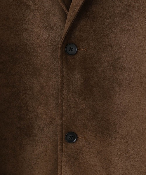 LOWRYS FARM（ローリーズファーム）の「【LFM(U)】ボンデッドレザージャケット　 645011（テーラードジャケット・メンズ・ブラック/ブラウン・MEDIUM/LARGE）」の10枚目の写真