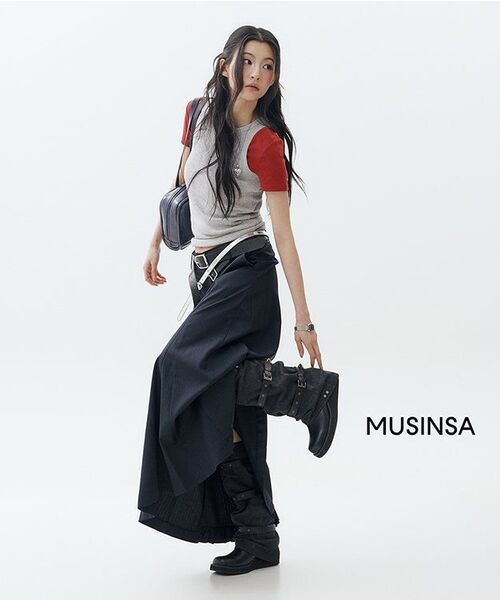 MUSINSA STANDARD WOMAN（ムシンサスタンダードウーマン）の「ウィメンズエッセンシャルタンクトップ [ミディアムグレー]（Tシャツ/カットソー・レディース・その他・LARGE/SMALL/MEDIUM/X-SMALL）」の4枚目の写真