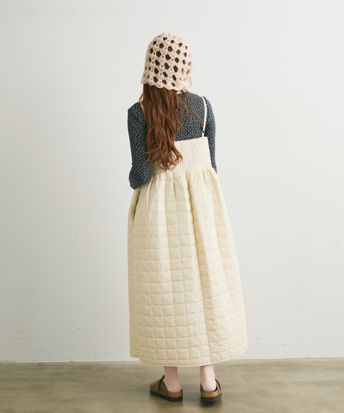 Crisp（クリスプ）の「リブフラワーTシャツ（Tシャツ/カットソー・レディース・ダークグレー/アイボリー・FREE）」の13枚目の写真