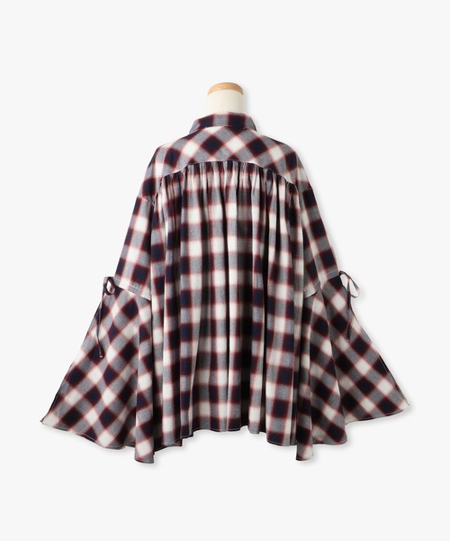 ANNA SUI NYC(アナ スイ エヌ ワイ シー)の「4WAYチェックブラウス(シャツ/ブラウス・レディース・ネイビー/レッド・FREE)」の15枚目の写真