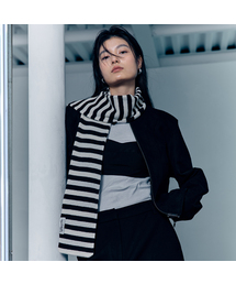 NUART STUDIO（ヌアートスタジオ）の「クラシックミニマルストライプマフラー4色（マフラー）」