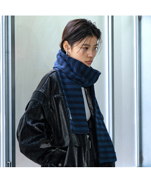 NUART STUDIO（ヌアートスタジオ）の「クラシックミニマルストライプマフラー4色（マフラー）」